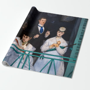 Papier Cadeau Edouard Manet - Le Balcon / The Balcony