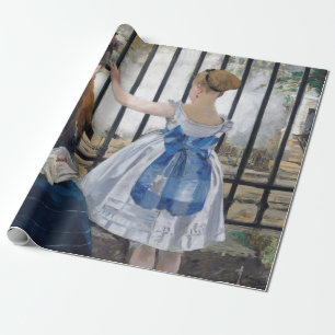 Papier Cadeau Edouard Manet - Le Chemin De Fer