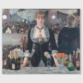 Papier Cadeau Edouard Manet - Un bar aux Folies-Bergere (Plat)