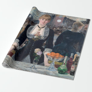Papier Cadeau Edouard Manet - Un bar aux Folies-Bergere