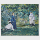 Papier Cadeau Edouard Manet - Un jeu de Croquet (Plat)