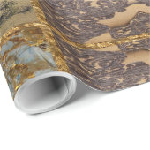 Papier Cadeau Édredon élégant 15 de Capetian (Coin rond)