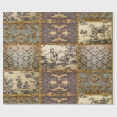 Papier Cadeau Édredon élégant de Capetian (Plat)