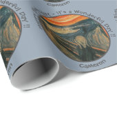 Papier Cadeau Edvard Munch La Collection Scream Party Items (Coin rond)