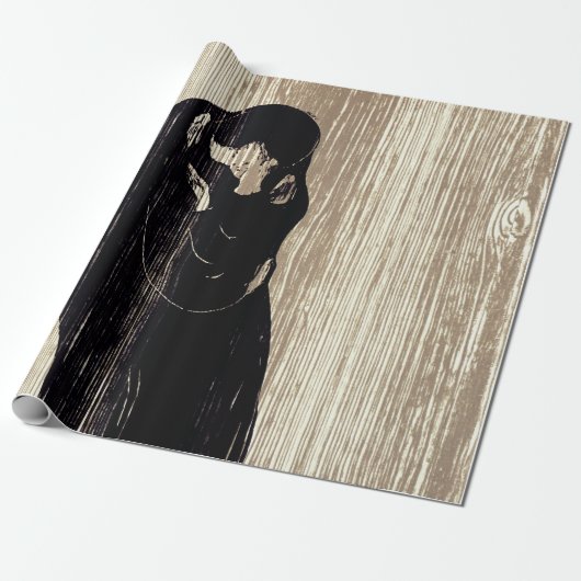 Papier Cadeau Edvard Munch - Le Kiss IV (Déroulé)