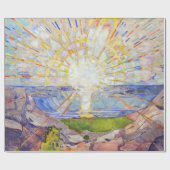 Papier Cadeau Edvard Munch - Le Soleil 1911 (Plat)