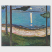 Papier Cadeau Edvard Munch - Lune (Plat)