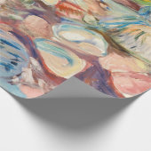 Papier Cadeau Edvard Munch - Rive avec Maison Rouge (Coin)