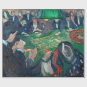 Papier Cadeau Edvard Munch - Table de roulette à Monte Carlo (Plat)
