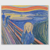 Papier Cadeau Edvard Munch - The Scream 1895 (Plat)
