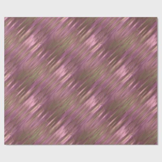 Papier Cadeau Effet métallique rose et or 2 (Plat)