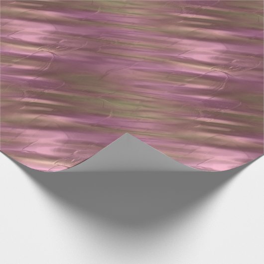 Papier Cadeau Effet métallique rose et or 2 (Coin)