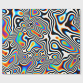 Papier Cadeau Effets numériques. Arrière - plan abstrait dynamiq (Plat)