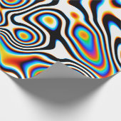 Papier Cadeau Effets numériques. Arrière - plan abstrait dynamiq (Coin)