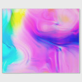 Papier Cadeau Effets numériques. Arrière - plan abstrait multico (Plat)