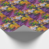 Papier Cadeau Éffrayant Basenji Halloween sorcière et Citrouille (Coin)