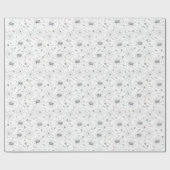 Papier Cadeau Éffrayant Bébé Bébé Araignée Halloween (Plat)