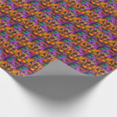 Papier Cadeau Éffrayant Cairn Terrier Chien Halloween sorcier Ci (Coin)