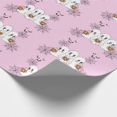 Papier Cadeau Éffrayant Cute Kawaii Dessin Sur Le Fantôme D'Hall (Coin)