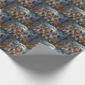 Papier Cadeau Éffrayant d'Halloween en espagnol tibétain (Coin)