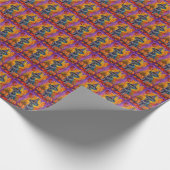 Papier Cadeau Éffrayant Schnauzer Chien Halloween sorcière et Ci (Coin)