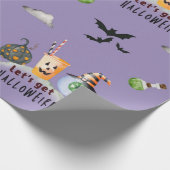 Papier Cadeau Éffrayants Mignons Obtenons Hallobizarre Trick ou  (Coin)