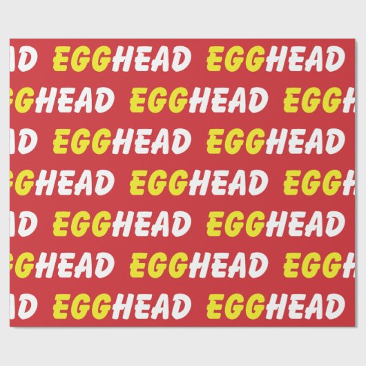 PAPIER CADEAU EGGHEAD (Plat)