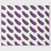 Papier Cadeau Eggplant personnalisable (Plat)