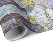 Papier Cadeau Église à Cassone, Gustav Klimt (Coin rond)