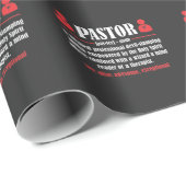 Papier Cadeau Église chrétienne Pasteur Définition Minis religie (Coin rond)