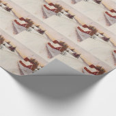 Papier Cadeau Église Christian Snow Winter (Coin)