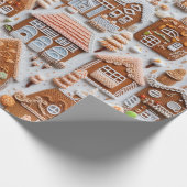 Papier Cadeau Église Gingerbread (Coin)