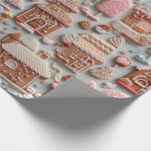 Papier Cadeau Église Gingerbread (Coin)