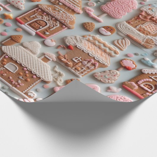 Papier Cadeau Église Gingerbread (Coin)