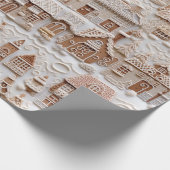 Papier Cadeau Église Gingerbread (Coin)