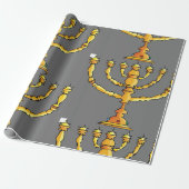 Papier Cadeau Église Menorah (Déroulé)