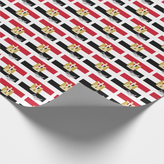 Papier Cadeau Egypt Wrapper Paper, drapeau égyptien patriotique (Coin)