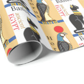 Papier Cadeau  Égypte antique (Coin rond)