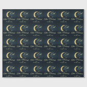 Papier Cadeau Eid  Al Adha Dark Blue Sheep Dinner  (Plat)