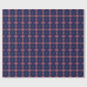 Papier Cadeau Eid Bleu nuit/Magenta (Plat)