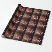 Papier Cadeau Eid Moubarak calligraphie arabe (Déroulé)