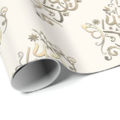 PAPIER CADEAU EID MUBARAK SALUT (Coin rond)