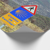Papier Cadeau EL Camino De Saint-Jacques-de-Compostelle, (Coin)