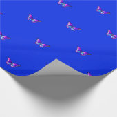 Papier Cadeau Elec de papier d'enveloppement de papillon violet  (Coin)