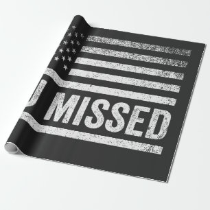 Papier Cadeau Élection Trump Vance Doudou de Noël