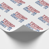 Papier Cadeau Élection Trump Vance Doudou de Noël (Coin)