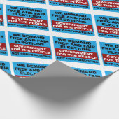 Papier Cadeau Élections libres et équitables (Coin)