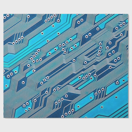 Papier Cadeau Electronic circuit board close up. circuit,board,b (Plat)