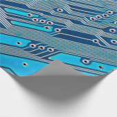Papier Cadeau Electronic circuit board close up. circuit,board,b (Coin)