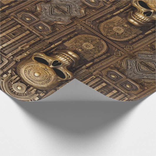 Papier Cadeau Élégance ancienne : enveloppement de fusion celtiq (Coin)